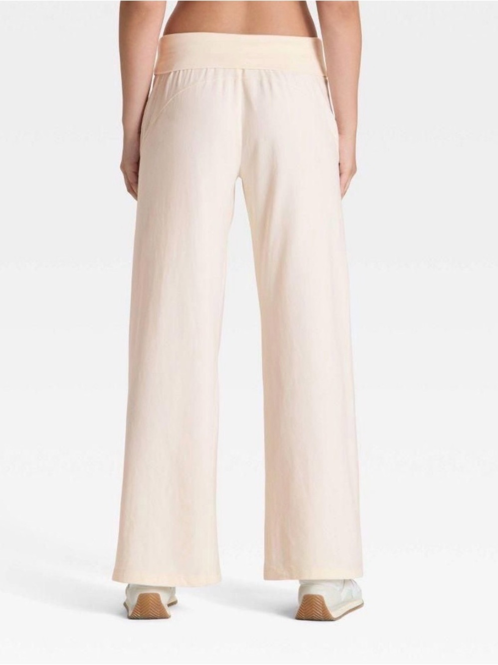 JoyLab Midrise Fold Over Wide Leg Pants NWT Small - Picture 2 of 9